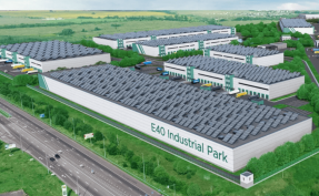 Будівництво виробничо-складського комплексу E40 Industrial Park